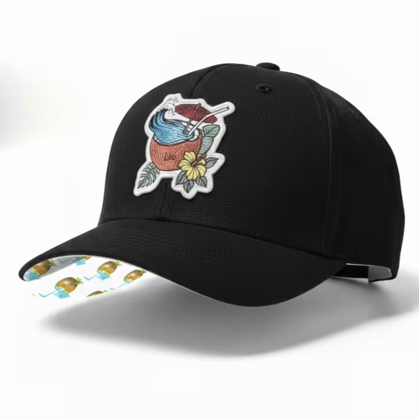 LIBÓ - Gorra Snapback Coco Surf con Visera Flexible (Plana o Curva), Diseño Tropical y Exclusivo 35% descuento