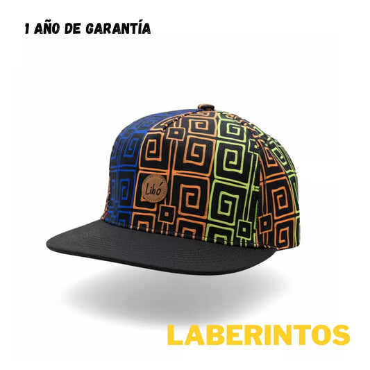 LIBÓ - Gorra Laberintos Mora Edición Limitada unisex, Diseño Mola con Garantía de 1 Año, Ajustable 35% descuento