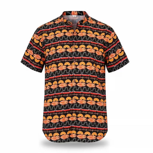 LIBÓ - Camisa Sorfy de Diseño Exclusivo, Tela Ecológica Ultra Suave, Manga Corta Hecha en Colombia