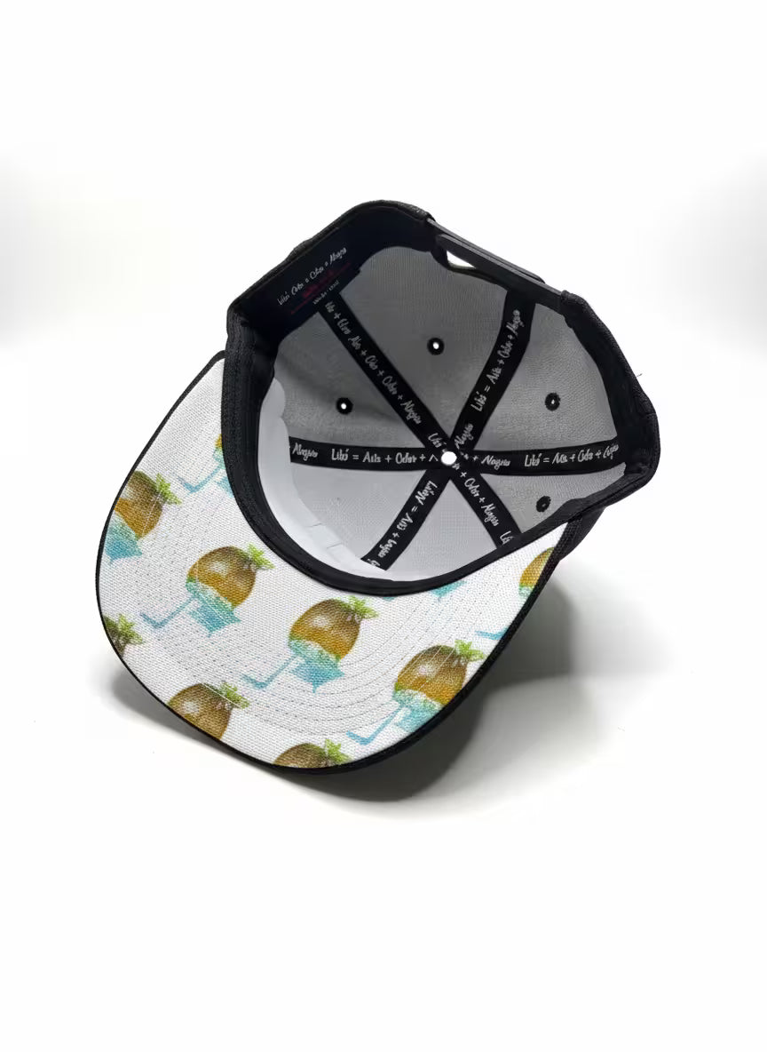 LIBÓ - Gorra Snapback Coco Surf con Visera Flexible (Plana o Curva), Diseño Tropical y Exclusivo 35% descuento