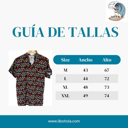 LIBÓ - Camisa Esqueletos Yoga de Poliéster Reciclado, Tela Ultra Suave, Hecha en Colombia