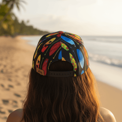 LIBÓ - Gorra Snapback Surfer con Diseño de Tablas de Surf, Visera Flexible y Estilo Exclusivo 35% descuento